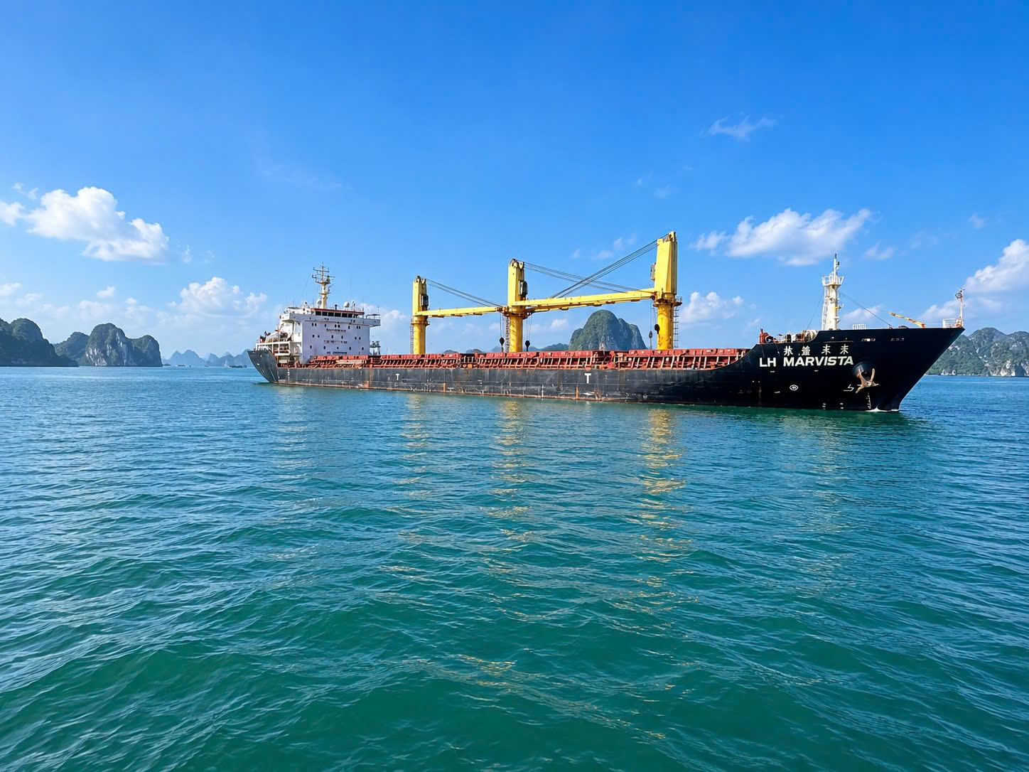 MV LH MARVISTA chở quặng Apatit và lưu huỳnh phục vụ sản xuất phân bón